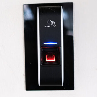 multi-factor authentication with card plus bio metric fingerprint reader