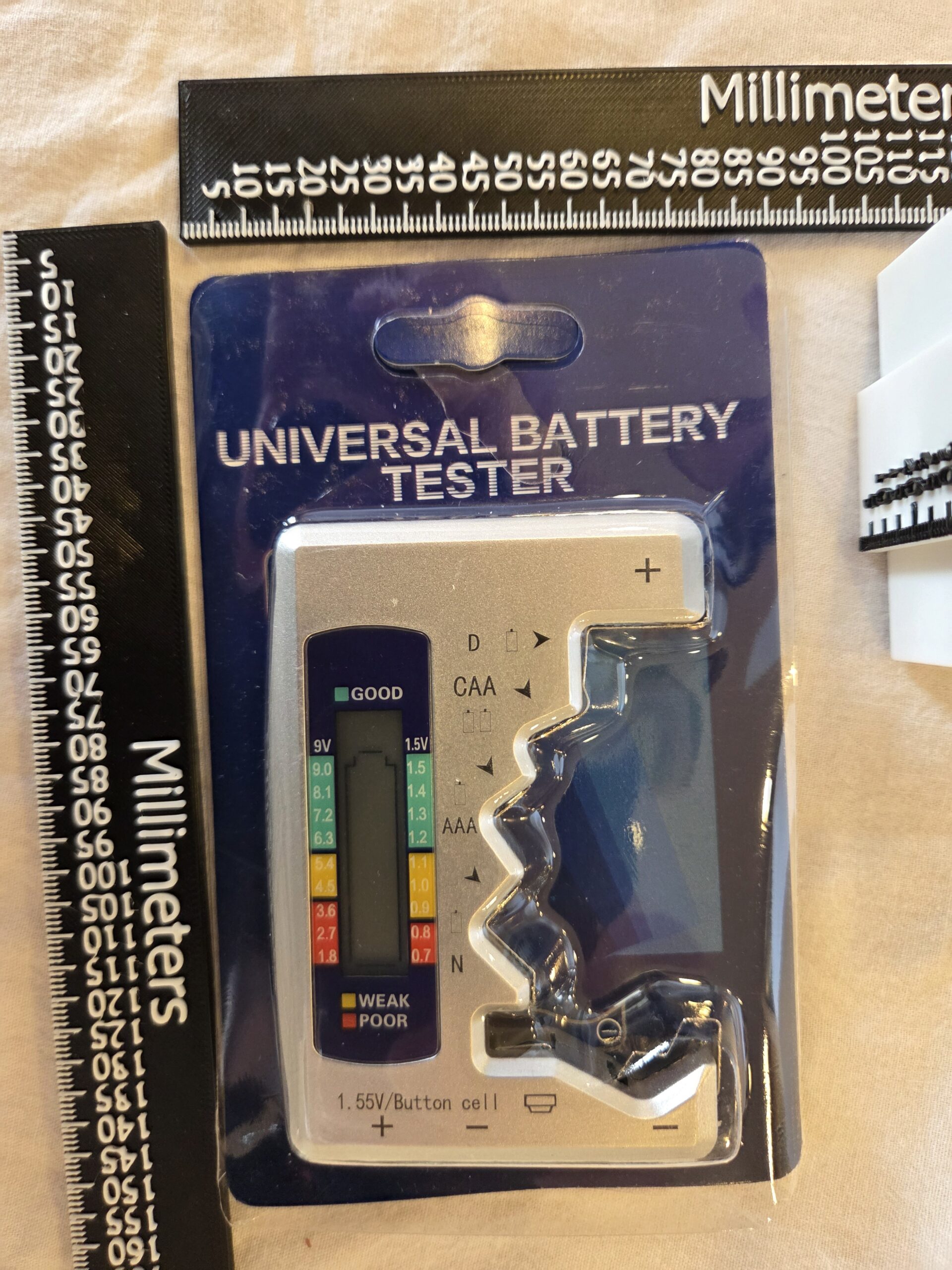 AAA/AA/9V/D battery tester Battery level tester - Image 6