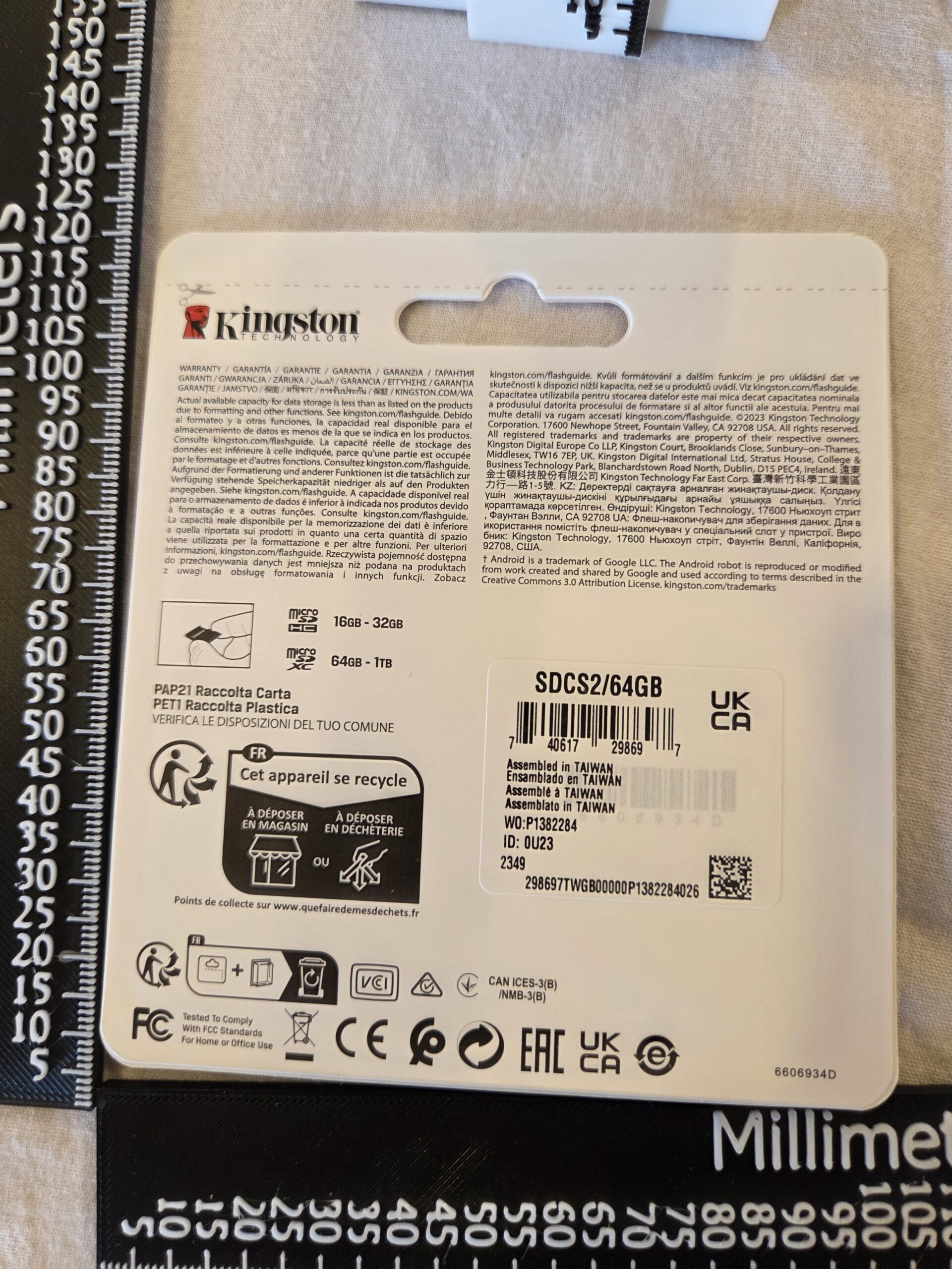 64GB Kingston Canvas Select Plus Micro SDXC class 10 UHS memory card - Image 2