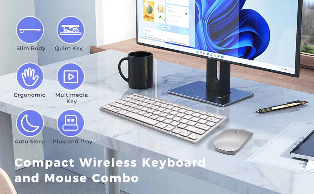 Ultra Slim Keyboard and Mouse Combo - Image 15