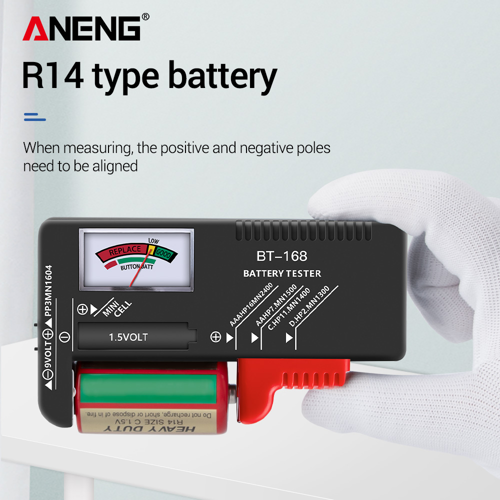 ANENG BT-168 Universal Battery Tester for all 1.5 and 9v Batteries. - Image 5