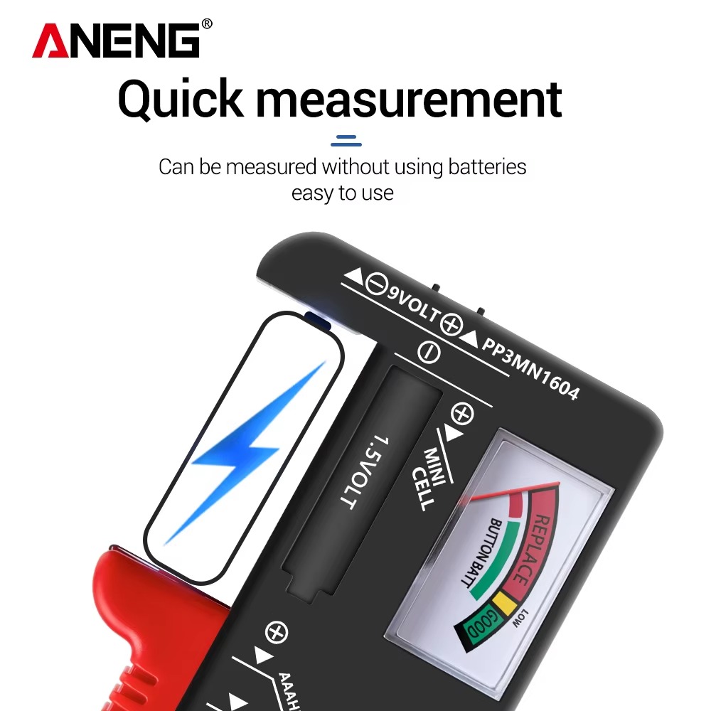 ANENG BT-168 Universal Battery Tester for all 1.5 and 9v Batteries. - Image 7