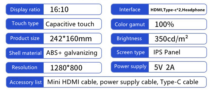 10.1 inch IPS Touchscreen HDMI - Image 11