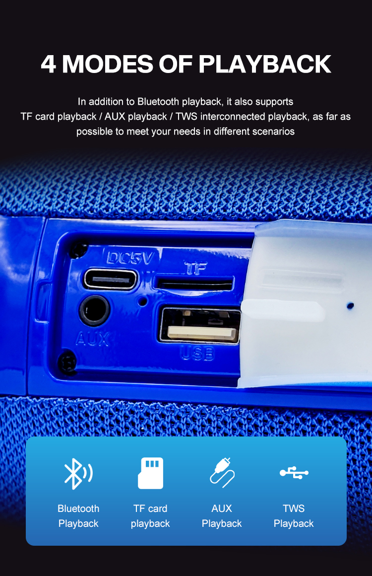 High Quality Portable Outdoor Waterproof BT Speaker - Image 11