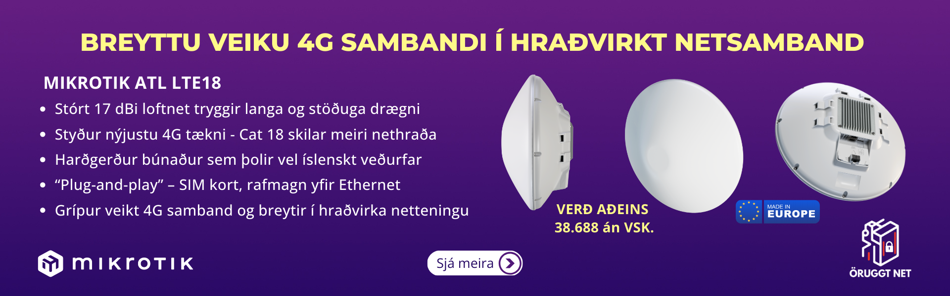 MikroTik ATL LTE18 MikroTik ATL LTE18