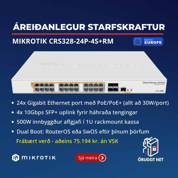 MikroTik CRS328-24P-4S+RM MikroTik CRS328-24P-4S+RM