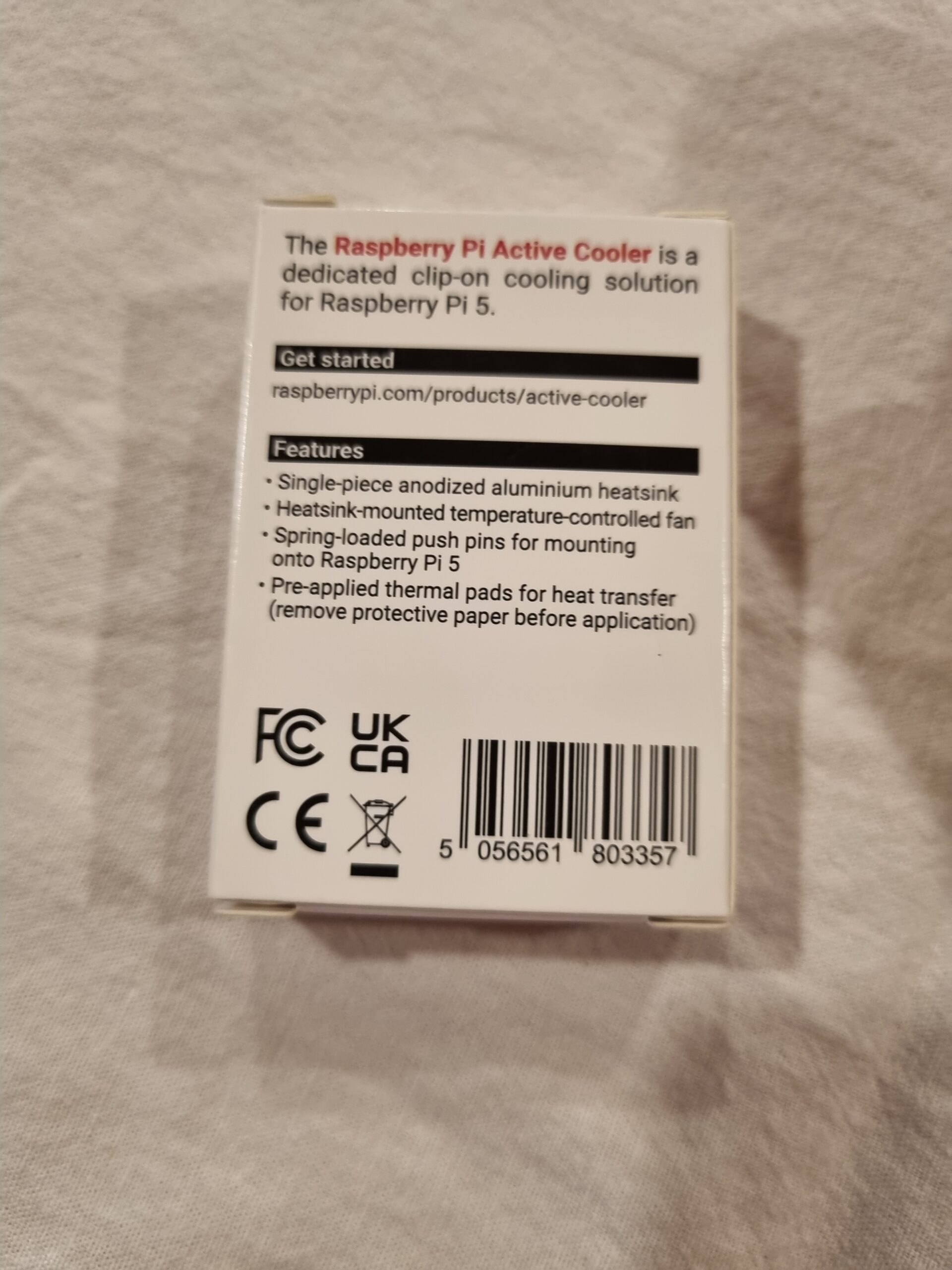 Official Raspberry Pi Active Cooler