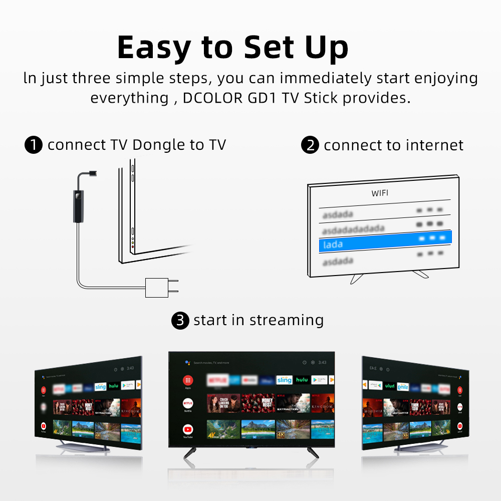 DColor Certified Android TV Stick