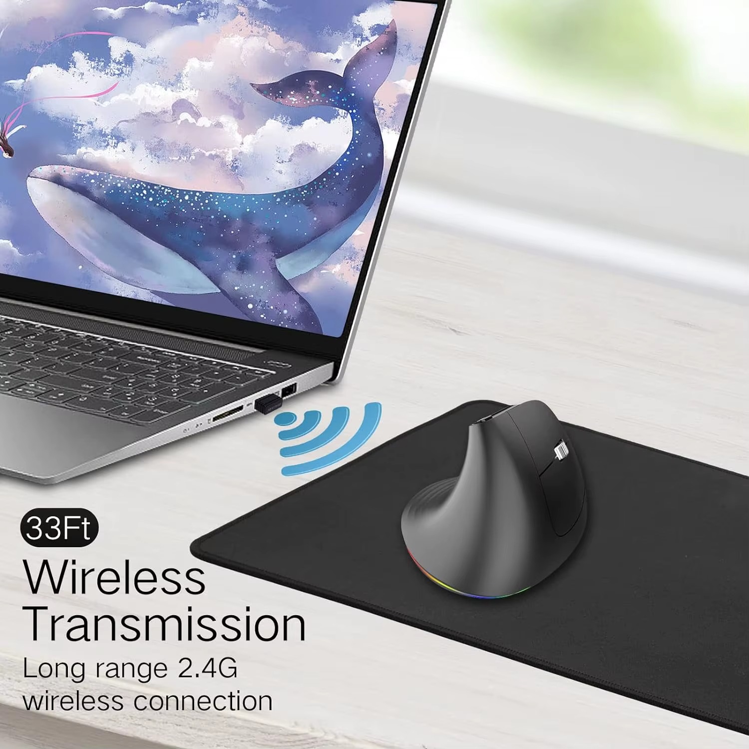 Ergonomic Wireless Mouse