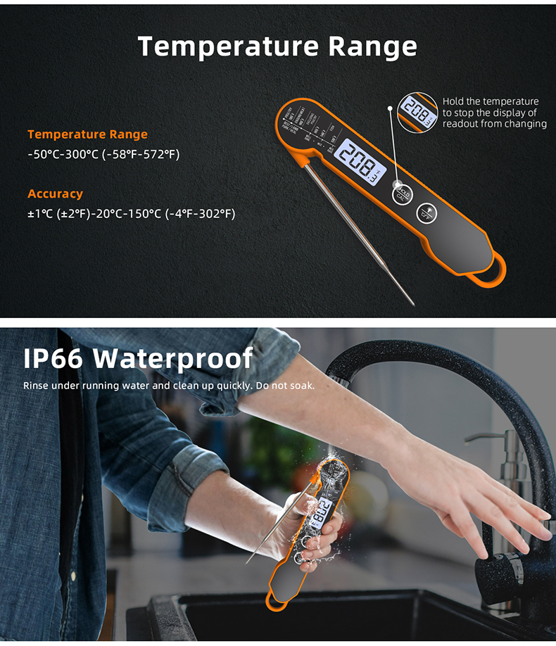 Instant Read Digital Meat Thermometer