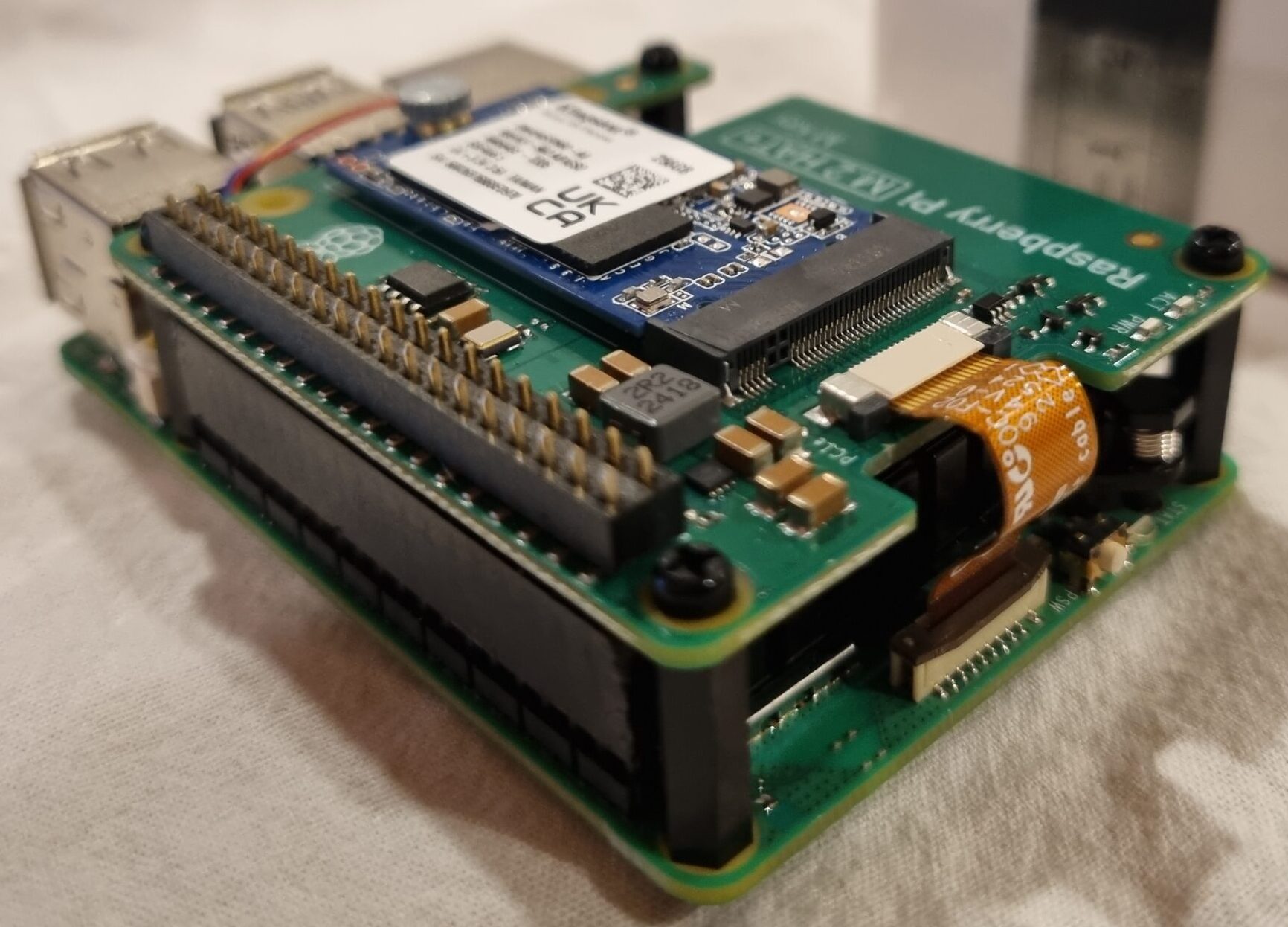 Official Raspberry Pi M.2 HAT