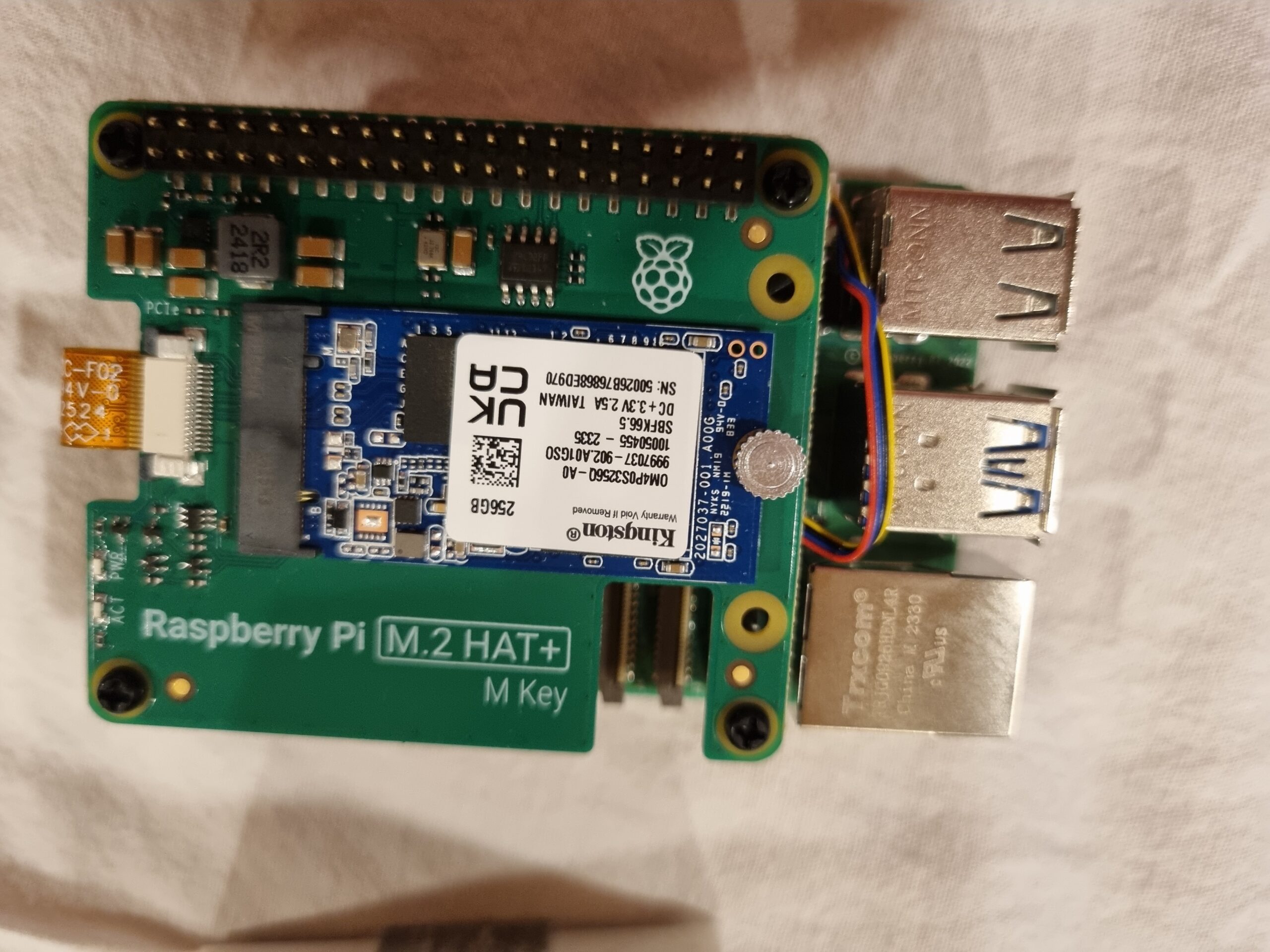 Official Raspberry Pi M.2 HAT