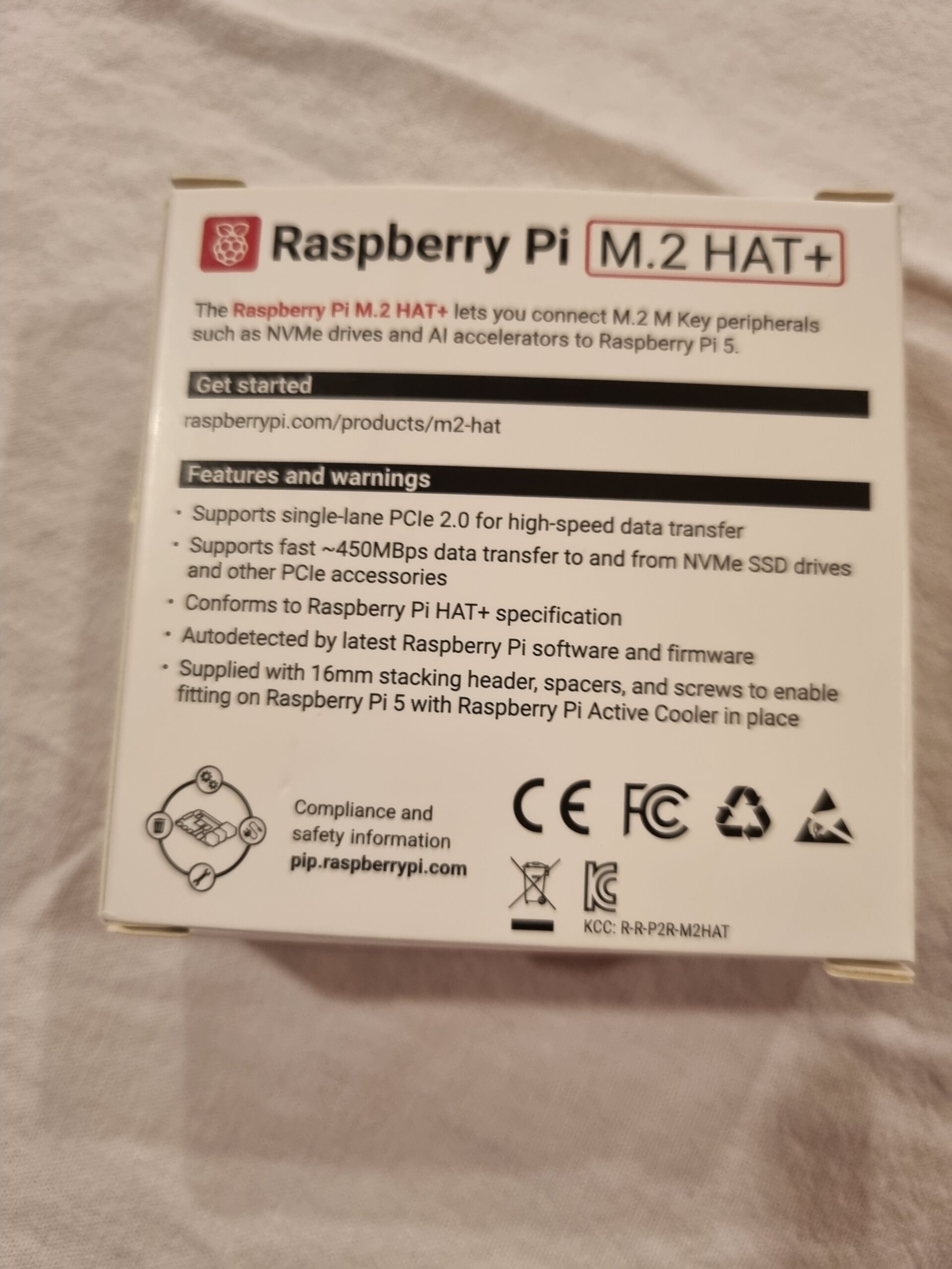 Official Raspberry Pi M.2 HAT
