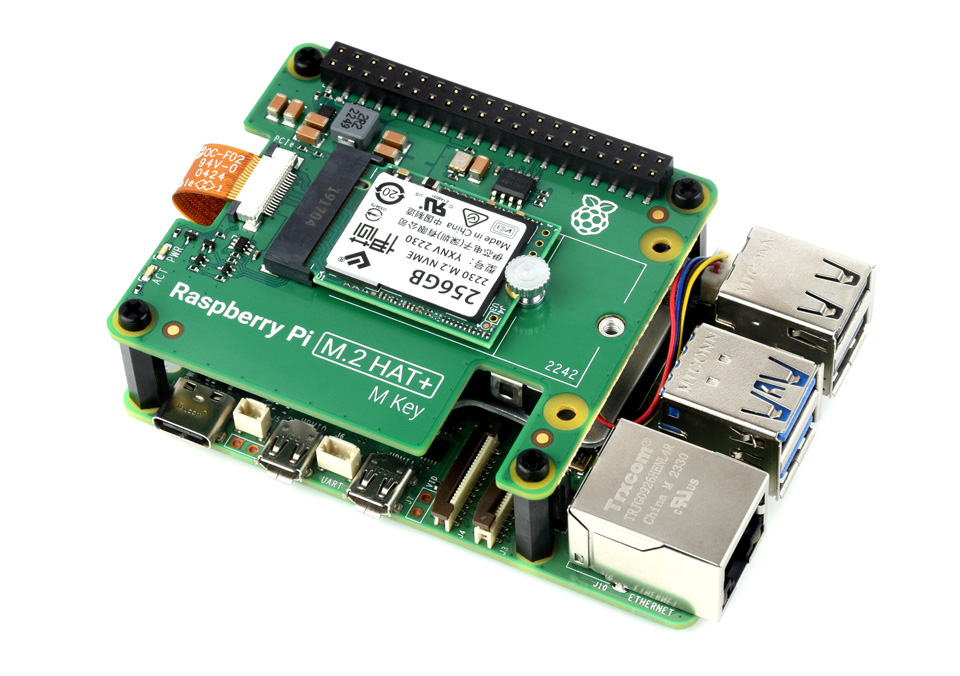 Official Raspberry Pi M.2 HAT