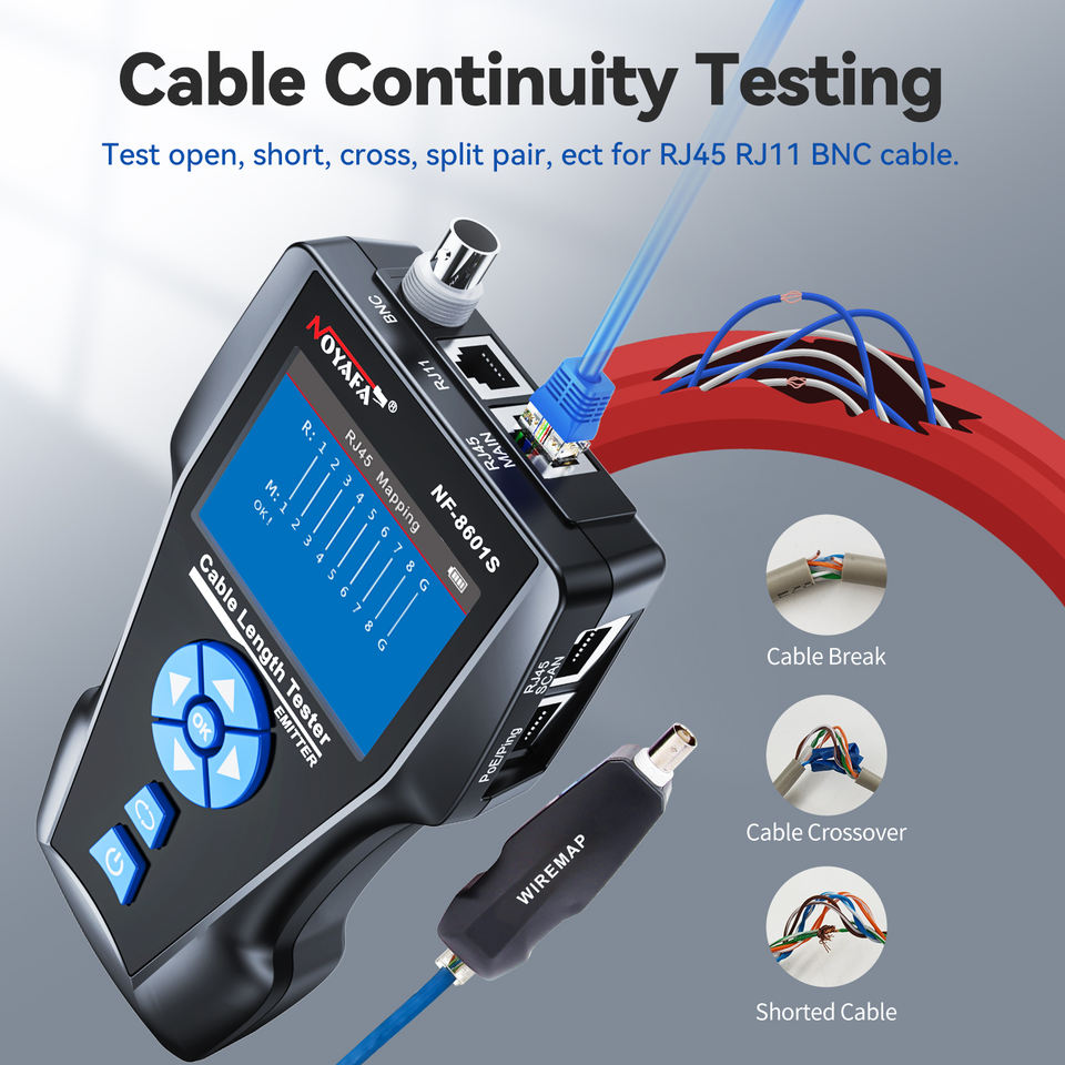 Noyafa NF‑8601S Cable Tester