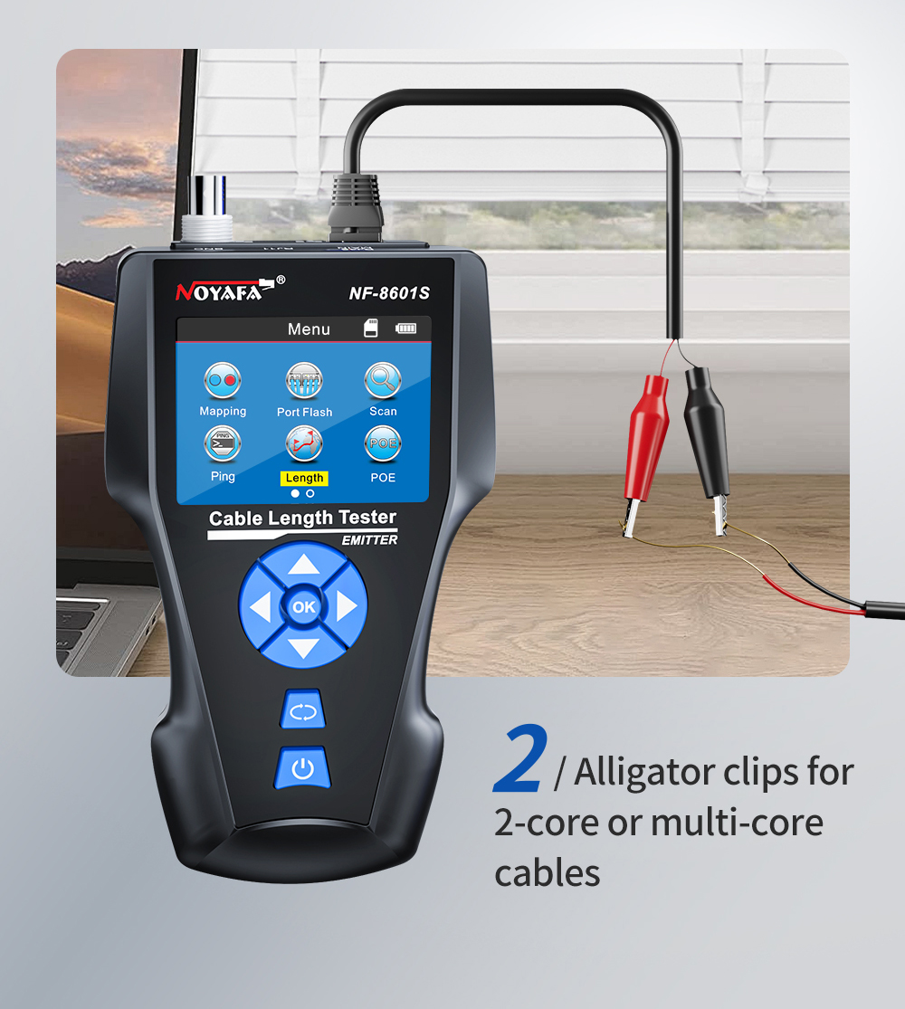 Noyafa NF‑8601S Cable Tester