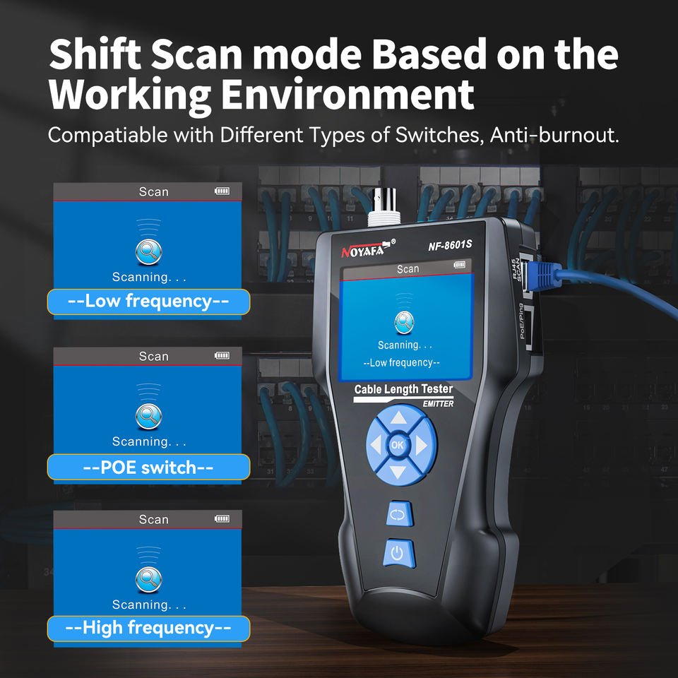 Noyafa NF‑8601S Cable Tester