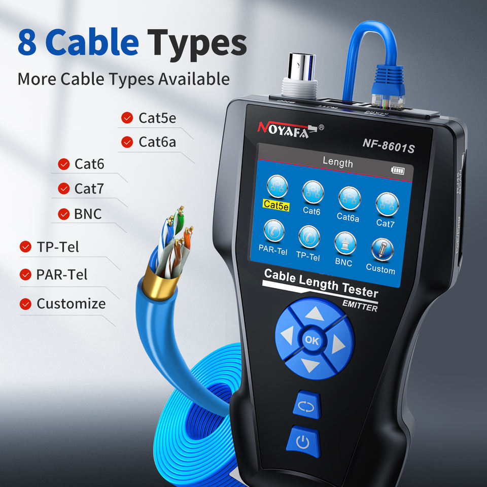 Noyafa NF‑8601S Cable Tester