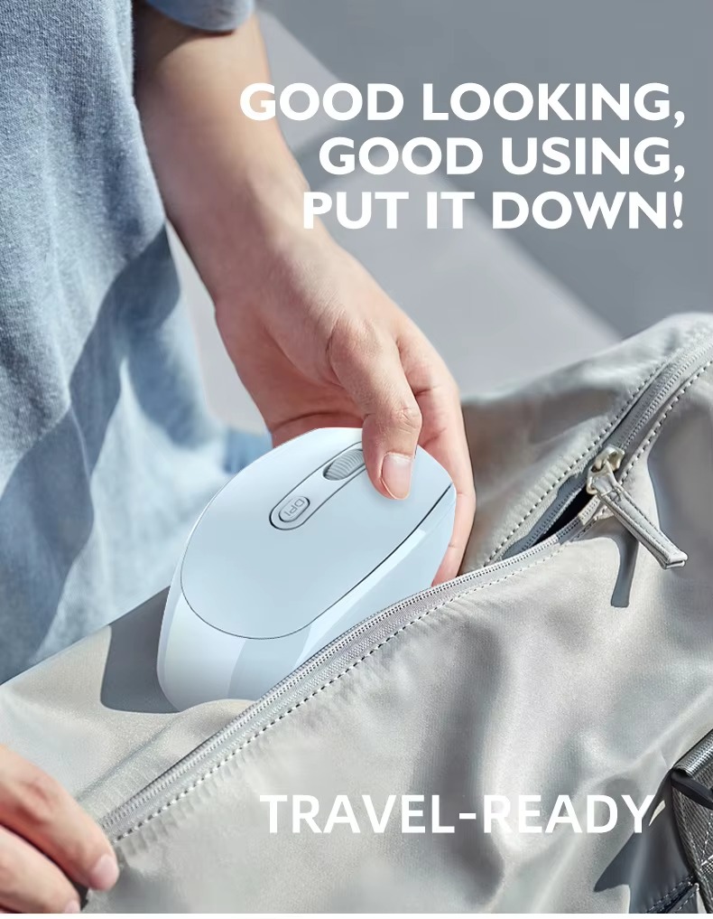 Portable ultra-thin dual-mode rechargeable mouse - Image 3