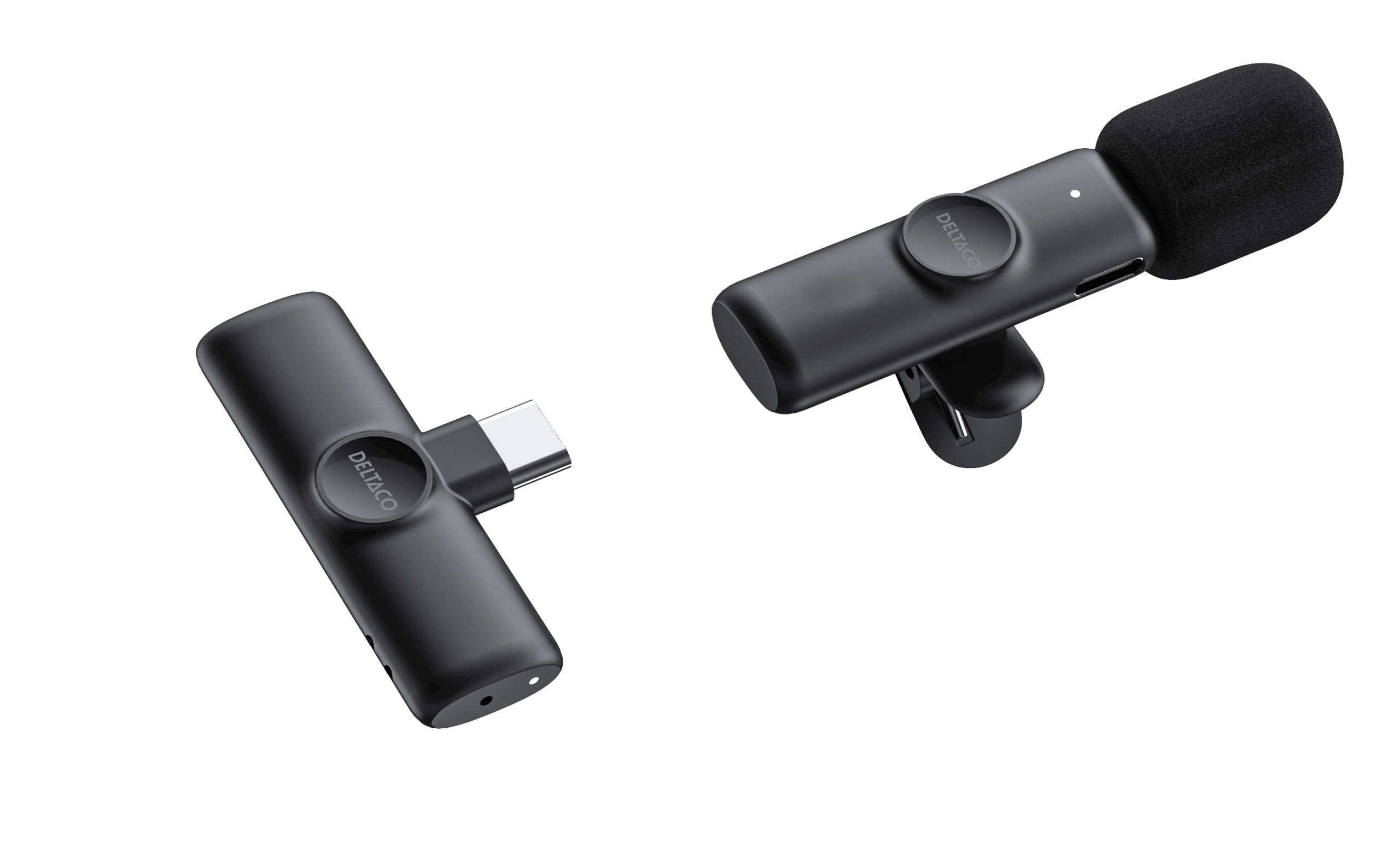 Wireless vlogging microphone