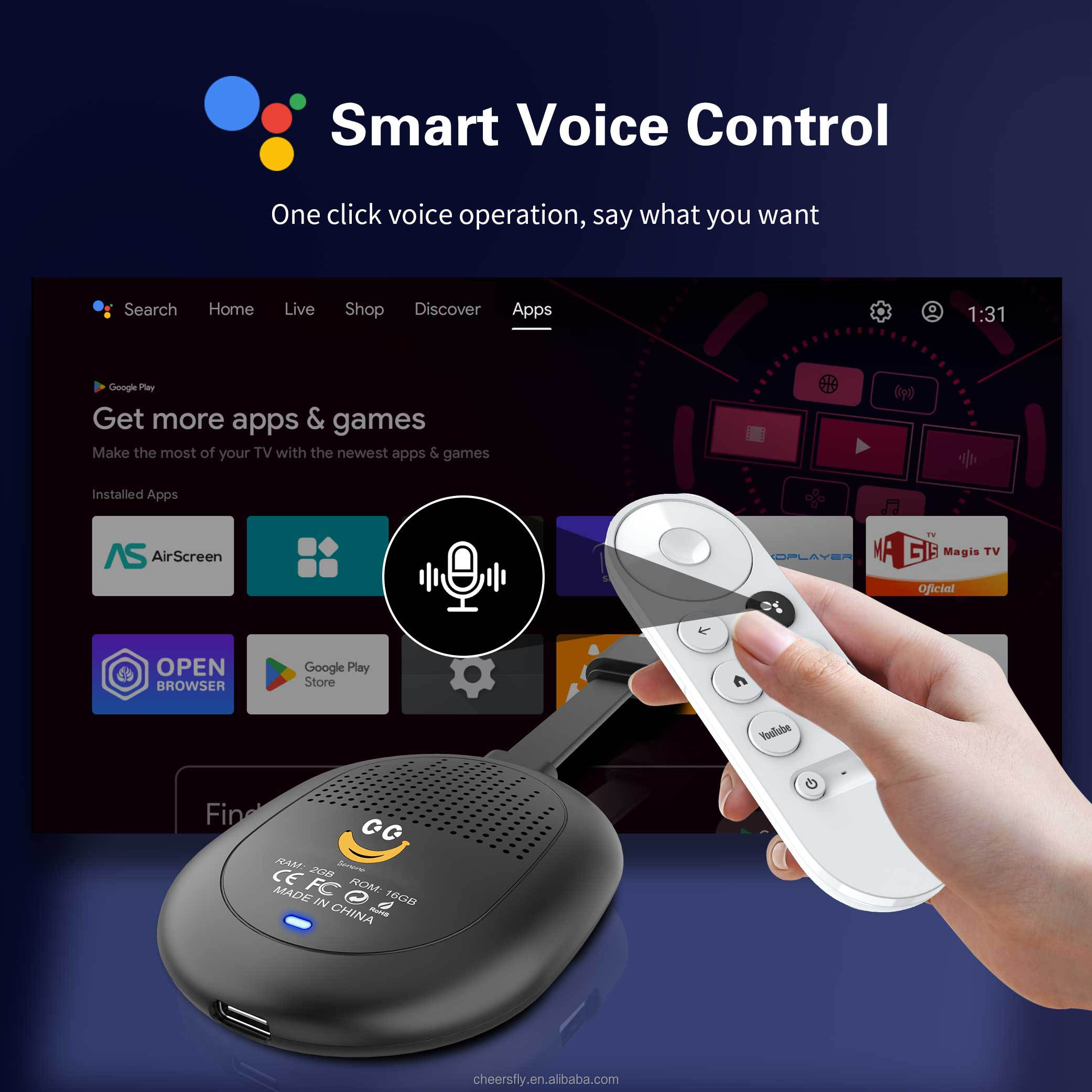 IP-TV Banana X1 Android TV Stick - Image 4