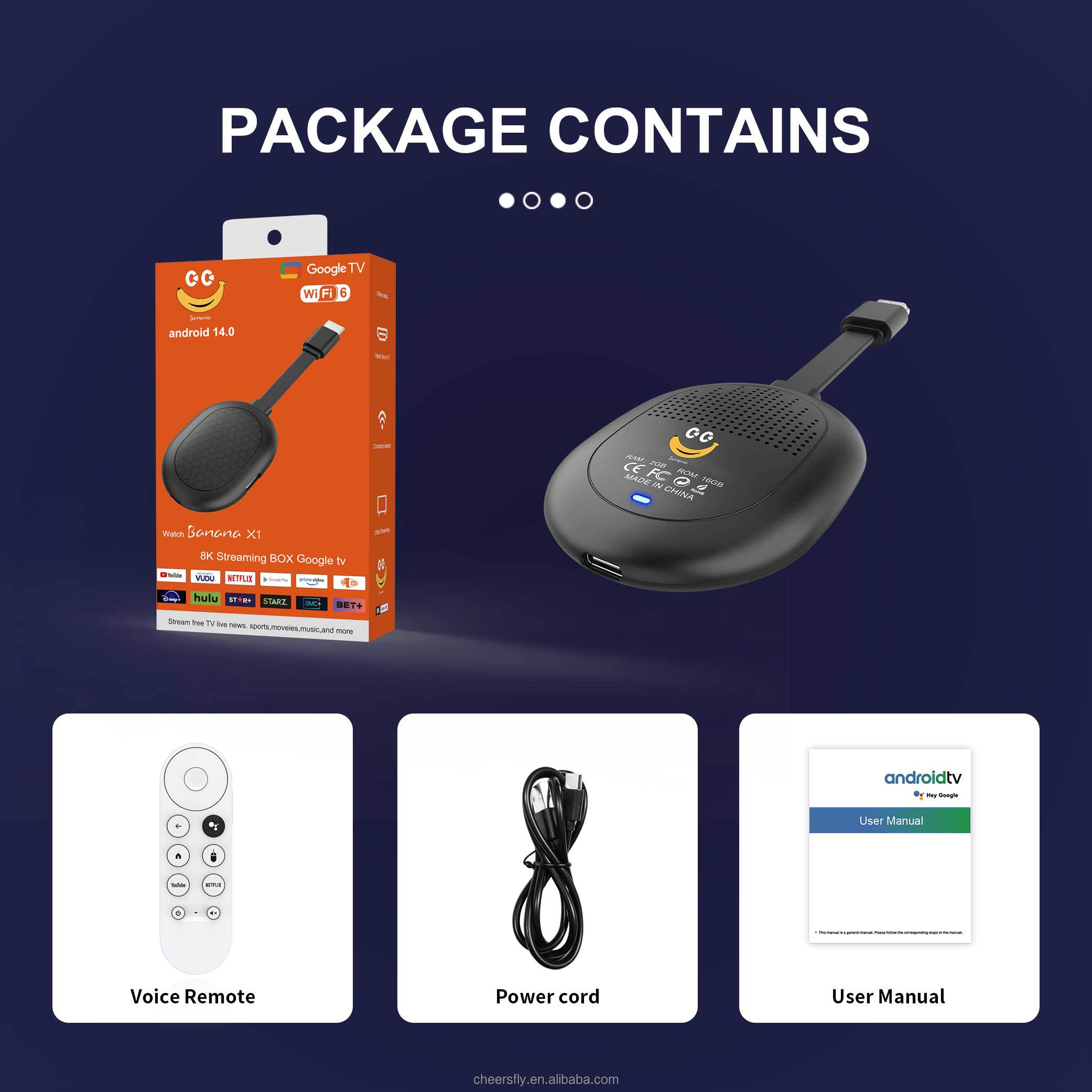 IP-TV Banana X1 Android TV Stick - Image 3