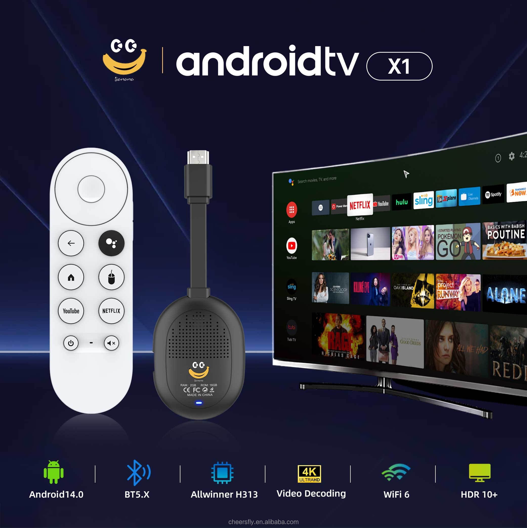 IP-TV Banana X1 Android TV Stick - Image 2