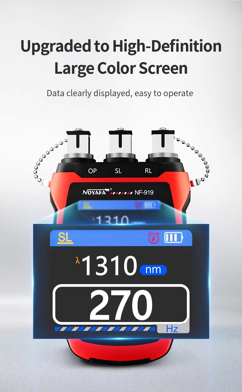 NOYAFA NF-919 Optical Multimeter (Power Meter, Light Source & VFL) - Image 10