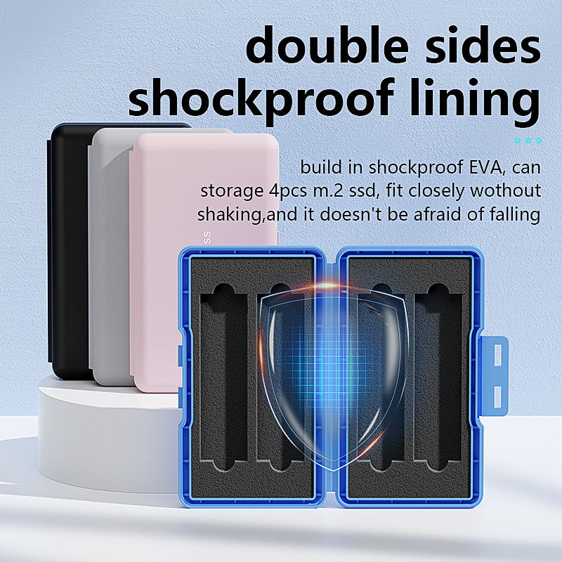 M.2 SSD Storage Case – 4-Slot Protective Box (2230/2242/2260/2280) - Image 12